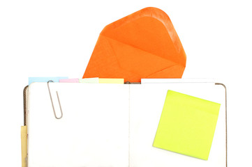 Notepad with blank notes