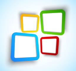 Background with squares