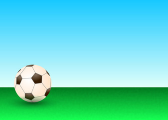 Fototapeta premium Fußball Hintergrund
