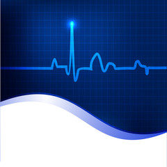 Cardiogram background. EPS 10.