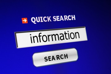 Fototapeta premium Search for Information