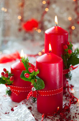 Christmas candles