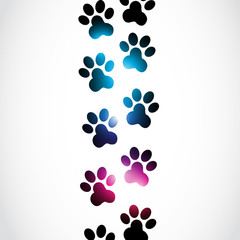 Vector Abstract Paws