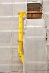 scaffold for building renovation