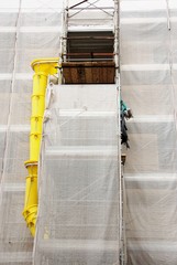scaffold for building renovation