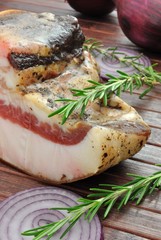 Guanciale di maiale