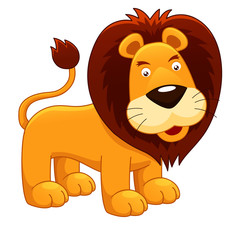 Naklejka premium illustration of Lion vector