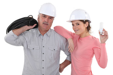 A couple of electrician.