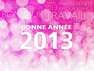 Fototapeta premium carte bonne année 2013