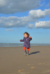 courir sur la plage