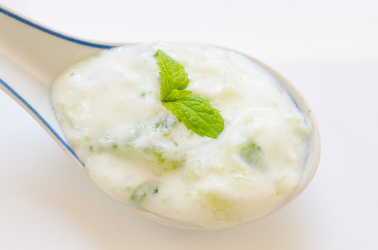 Cucumber And Mint Raita