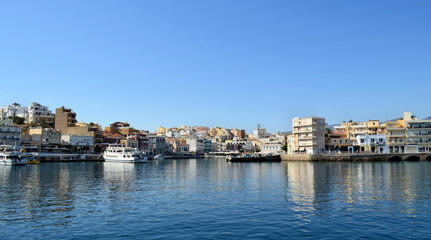 Small Greek Mediterranean port