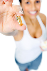 Fototapeta premium Omega 3 woman