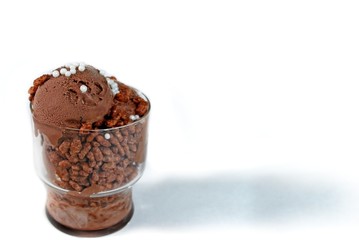 Schokoladeneisbecher