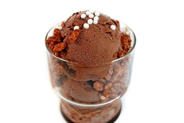 Schokoeisbecher