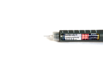 Obraz premium Spritze mit Insulin