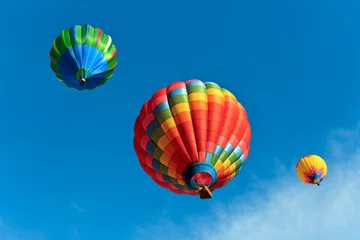 Papier Peint photo Ballon montgolfières colorées