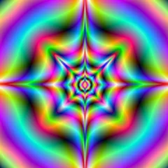 Foto op Plexiglas Psychedelisch Neon psychedelica