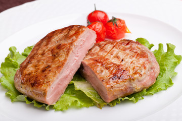 Grilled steak
