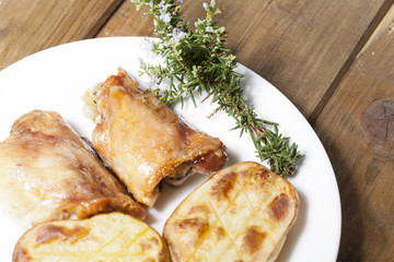 Chicken with potatoes