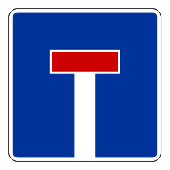 Verkehrszeichen Sackgasse - Sackgassenschild