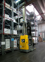 Fototapeta na wymiar Printshop: Automated warehouse (for paper)