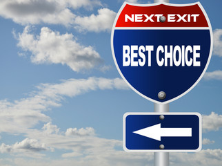 Best choice road sgin