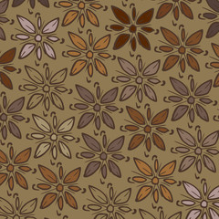 Vintage flowers texture