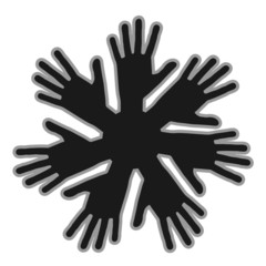 Team hand icon