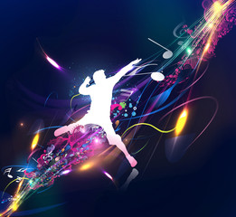 Abstract music dance background for music event design.