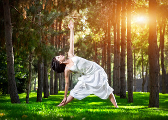 Yoga in the park