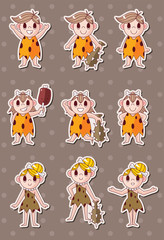 cartoon Caveman stickers