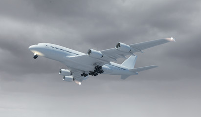 Large passenger airplane