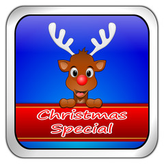 Button Christmas Special with reindeer
