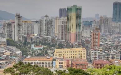 vue générale de macao