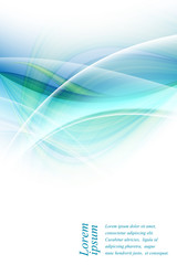 wavy lines with copy space