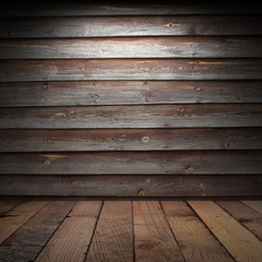 Old wooden wall