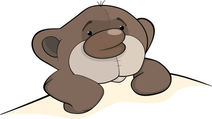 Bear cub.Cartoon