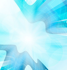 Abstract vector blue background