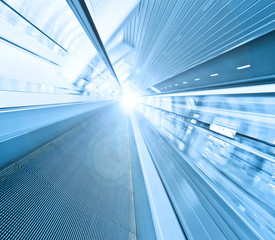 moving escalator