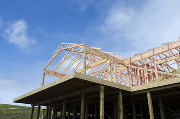 Obraz premium New Home Construction