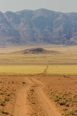 Fototapeta na wymiar Droga przez Namib