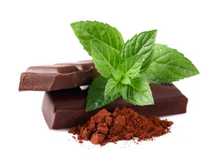 Chocolate with mint