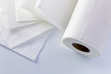 White paper towel