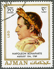 AJMAN - 1970: shows Napoleon Bonaparte (1769-1821)