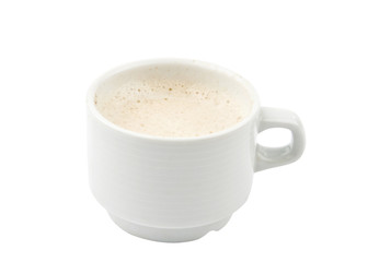 Cup of coffee with milk