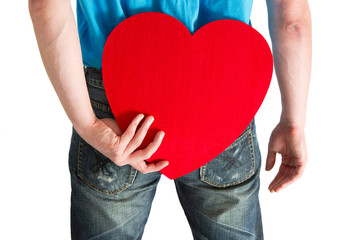 Mann auf Partnerschaftssuche