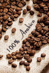 still life of coffee beans