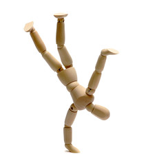 doll dancing freestyle on hands