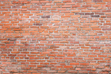 Rough textured old brick wall as a background